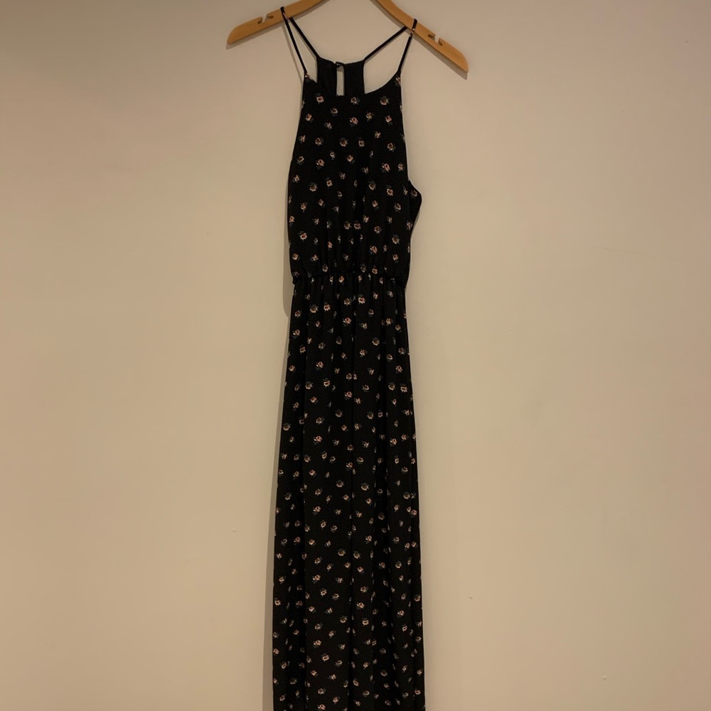 *NEVER WORN* floor length flower dress